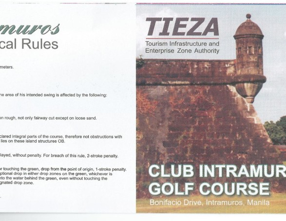 Intrmuros Golf Club front